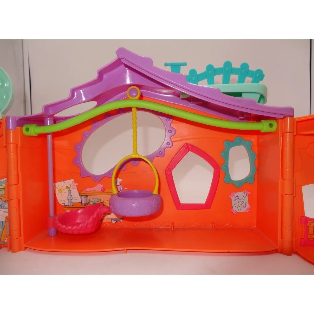 LPS Littlest Pet Shop Orange Clubhouse Tree House PlaySet ‎ 2007